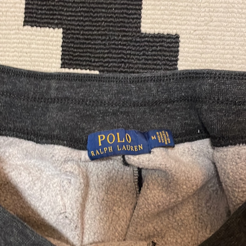 Polo Ralph Lauren Sweatpants Jogger Size M Grey - Picture 2 of 3